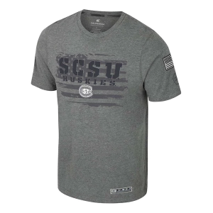 St. Cloud State Huskies Colosseum Operation Hat Trick Booyah T-Shirt Small Heather Grey