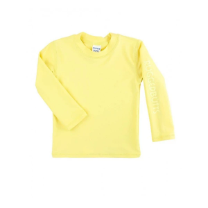 Boys' RuggedButts Solid Swim Rashguard Baby 3/6 mo. Banana Yellow