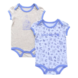 Girls' Carhartt Farm Print Set Baby 9 mo. Fresh Lavender