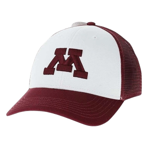 Minnesota Golden Gophers Legacy Athletic Low Row Adjustable Hat One Size White/Maroon