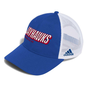 Kansas Jayhawks adidas Truck Mascot Adjustable Hat One Size Royal