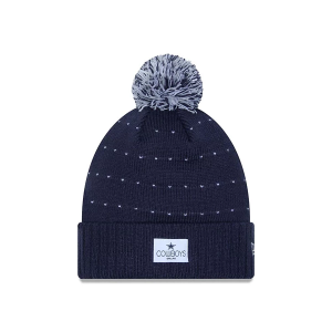 Women's Dallas Cowboys New Era Label Beanie One Size Navy