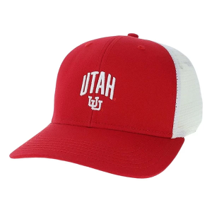 Utah Utes Legacy Athletic Dime Arch Adjustable Hat One Size Red/White