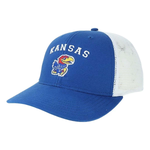 Kansas Jayhawks Legacy Dime Arch Adjustable Hat One Size Royal/White