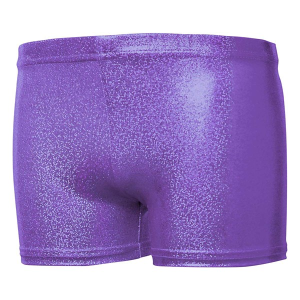 Girls' Motionwear Llc Motionwear Shine Low Rise Spandex Shorts AS Purple