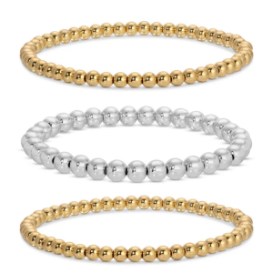 Splendid Iris Beaded Bracelet