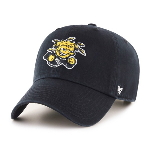 Wichita State Shockers 47 Brand Clean Up Adjustable Hat One Size Black