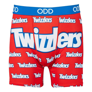 Men's ODD SOX Twizzlers Boxer Briefs Underwear 2XLarge Red
