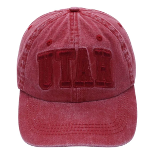 Utah Utes Gameday Social Women's Varsity Tonal Adjustable Hat One Size Red