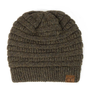 Women's C.C Recycled Yarn Classic Beanie One Size Heather Moss