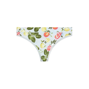 Women's Tommy John Second Skin Thong Underwear XLarge Blue Print