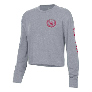 Utah Utes Under Armour Women's Master T-Shirt 2XLarge Heather Grey