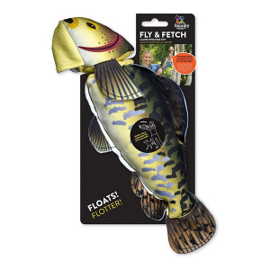 Spunky Pup Fly and Fetch Fish Dog Toy