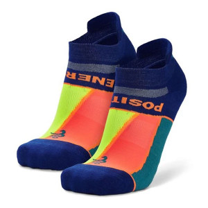 Women's Balega Grit & Grace Positive Energy No Show Running Socks Medium Neon Blue Singles
