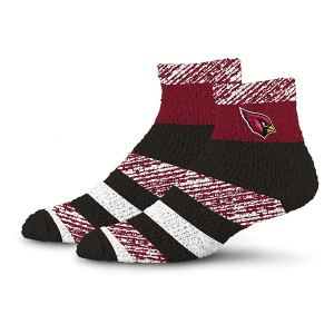 For Bare Feet Women's Arizona Cardinals Rainbow RMC Socks