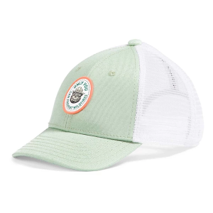 Kids' The North Face Mudder Trucker Snapback Hat Large Misty Sage/White