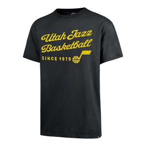 Utah Jazz Dust Carrick 47 Brand T-Shirt Medium Black