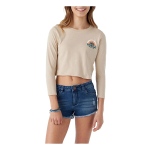 Girls' O'Neill Shoreliner Long Sleeve T-Shirt Medium Cement