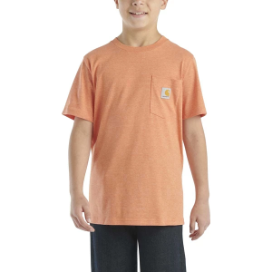 Kids' Carhartt Classic Pocket T-Shirt Large Orangeade Heather