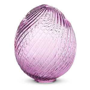 RAZ Imports Swirl Patterned Glass Egg