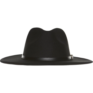 Girls' Fornia Felt Belt Fedora One Size Black