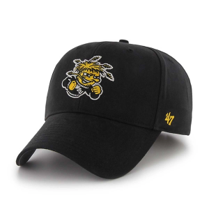 Wichita State Shockers 47 Brand Basic MVP Hat Kids' Adjustable Hat One Size Black