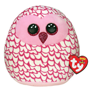 Ty Pinky Large Owl Squish-A-Boos