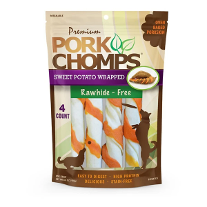 Pork Chomps Sweet Potato Twists Dog Treats