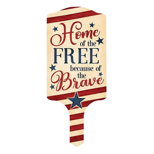 Carson Home Accents Home of the Free Garden Stake