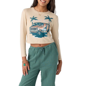 Girls' O'Neill Coastal Cruiser Long Sleeve T-Shirt XLarge Cemen