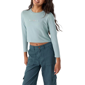 Girls' O'Neill Branded Long Sleeve T-Shirt XLarge Silver Blue