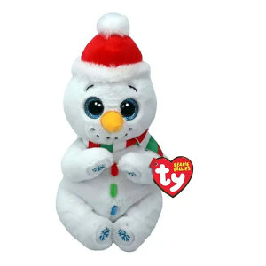 Ty Beanie Bellie Brrrnarad Snowman Plush