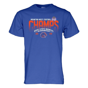 Boise State Broncos Blue 84 Football Champions T-Shirt Medium Royal