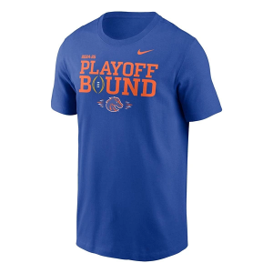 Boise State Broncos Nike Football Playoff Bound T-Shirt Small Royal