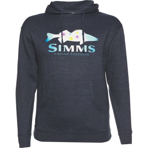 Men's Simms Walleye Wonderbird Fishing Hoodie Medium Navy