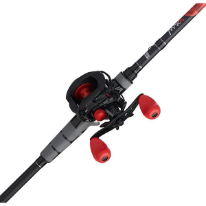 Abu Garcia Max X Black Fishing Baitcast Combo 6'6" Right Hand Retrieve
