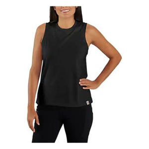 Women's Carhartt Relaxed Crew Neck Hiking Tank Top XLarge Black