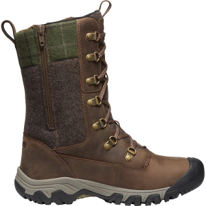 Women's KEEN Greta Tall Waterproof Winter Boots Outdoor 9.5 Dark Earth Green
