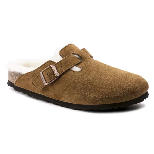 Adult BIRKENSTOCK Boston Shearling Casual Clogs Regular 37 Mink