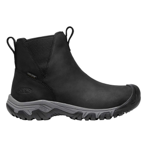 Women's KEEN Greta Chelsea Waterproof Insulated Winter Boots Outdoor 7 Black/Grey Heather