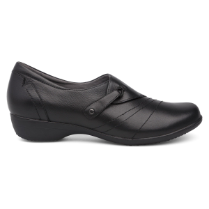 Women's Dansko Franny Dress Shoes Regular 41 Black Milled Nappa