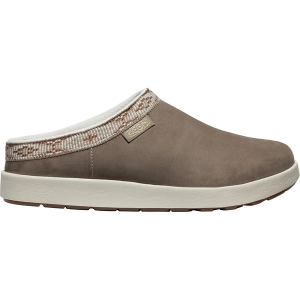 Women's KEEN Elle Suede Casual Mules Regular 7 Brindle/Birch