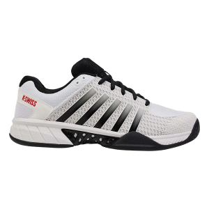 Men's K-Swiss Express Light Pickleball Shoes 8 Regular White/Black/Red