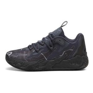 Kids' Puma MB.03 Lo Team Jr Basketball Shoes Big 4 Regular PUMA Black/Strong Grey