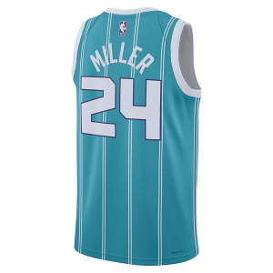 Charlotte Hornets Brandon Miller #24 Nike Swingman Jersey 2XLarge Teal