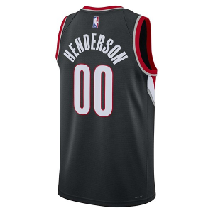 Portland Trail Blazers Scoot Henderson #0 Nike Swingman Jersey Small Black