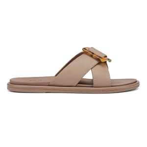Women's OluKai La'I Slide Sandals 11 Taupe/Taupe
