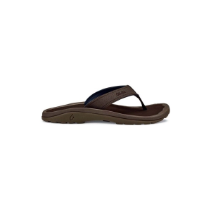 Men's OluKai Ohana Flip Flop Sandals 16 DkWood/DkWood