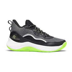 Kids' Under Armour Curry 3Z 24 Basketball Shoes Big 3.5 Regular Black/Grey Heather