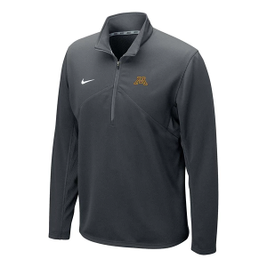 Minnesota Golden Gophers Nike DriFit Training 1/4 Zip Small Anthricite